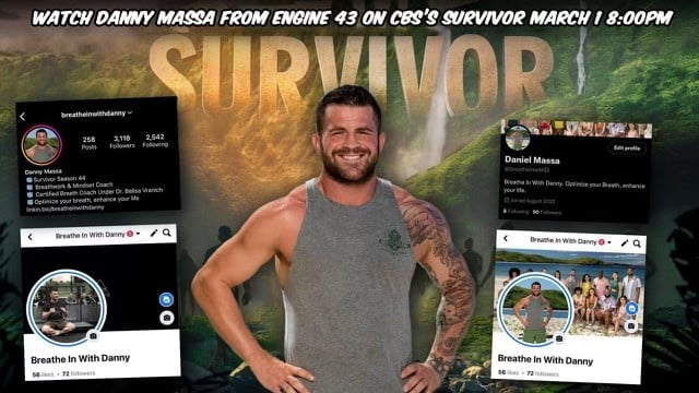 Danny Massa From Engine 43 in NY on Survivor