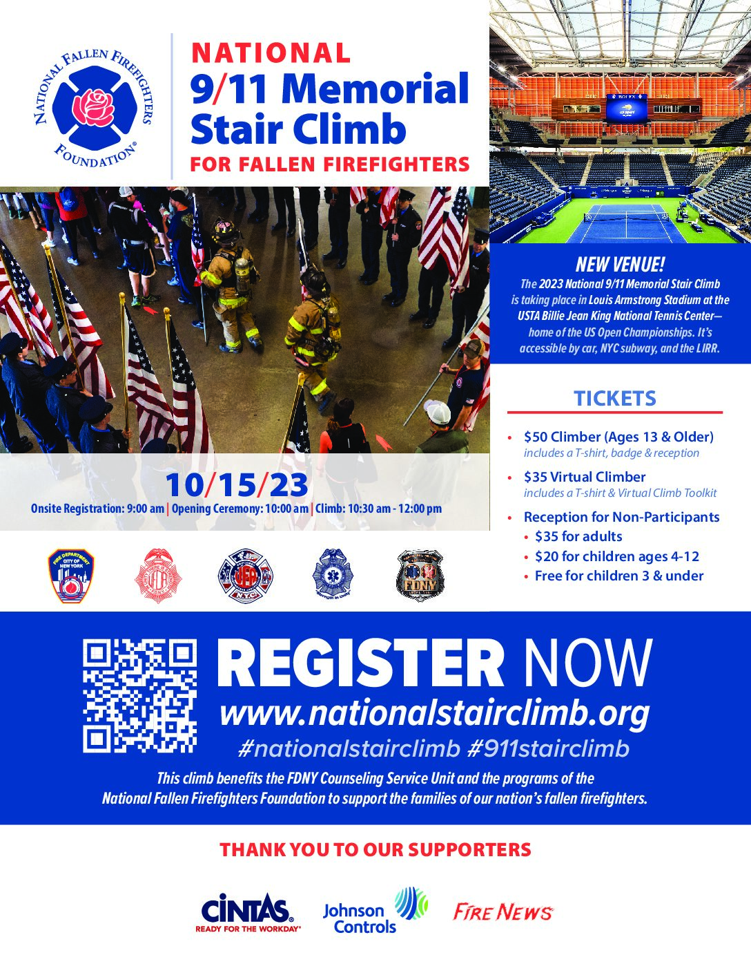 National 9/11 Memorial Stair Climb for Fallen Firefighters